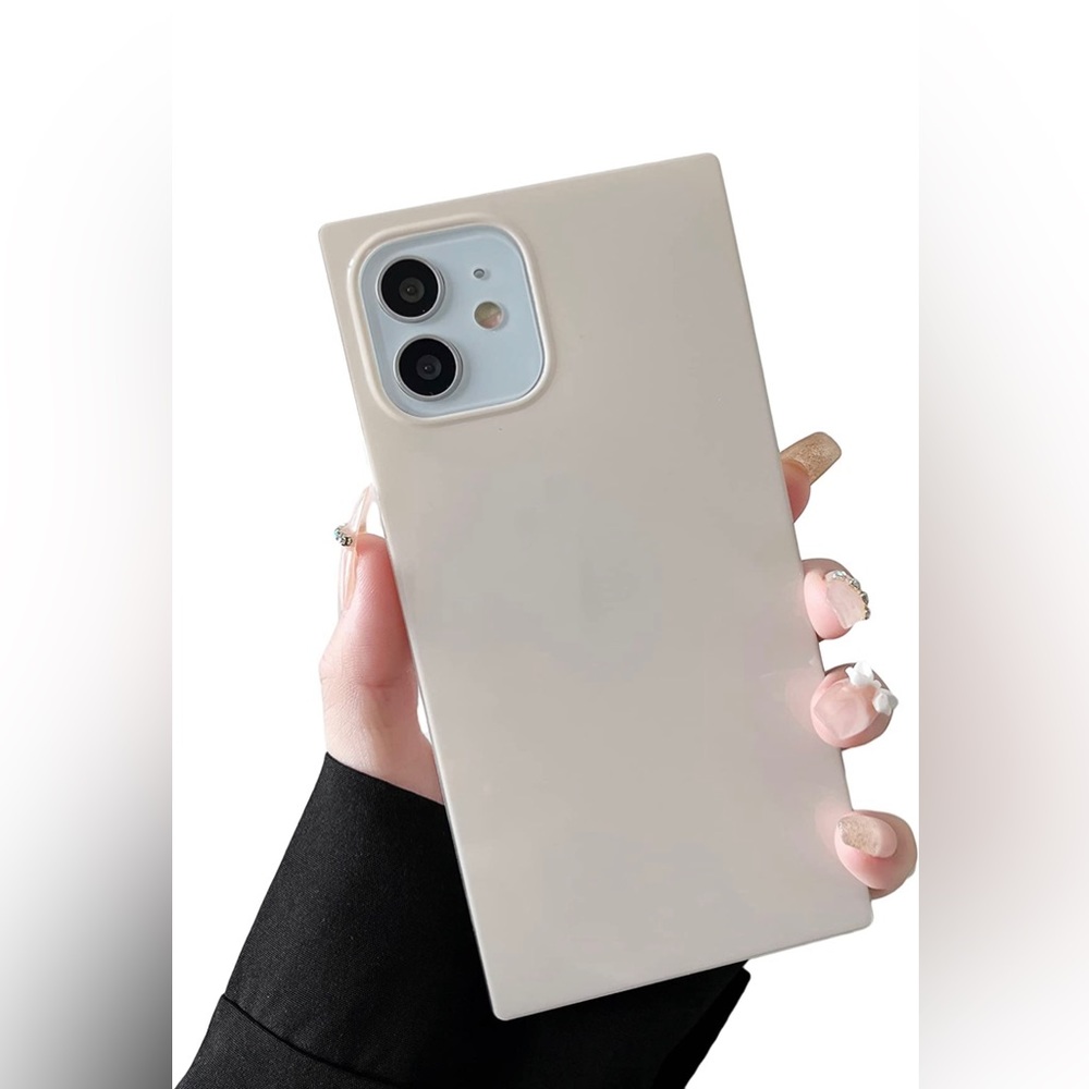 SOLD Antique White Square iPhone 13 Pro case